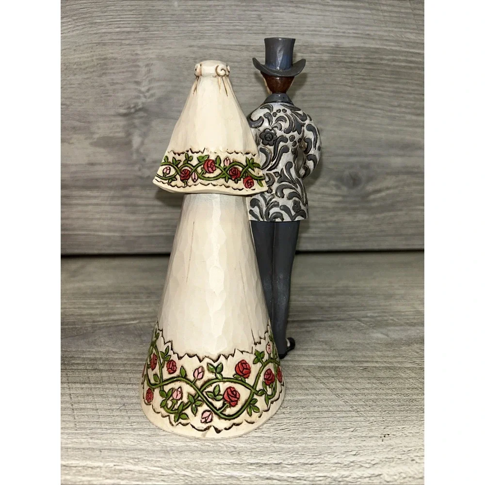 JIM SHORE HEARTWOOD CREEK WEDDING CAKE TOPPER LOVE MARRIAGE I DO BRIDE GROOM E4